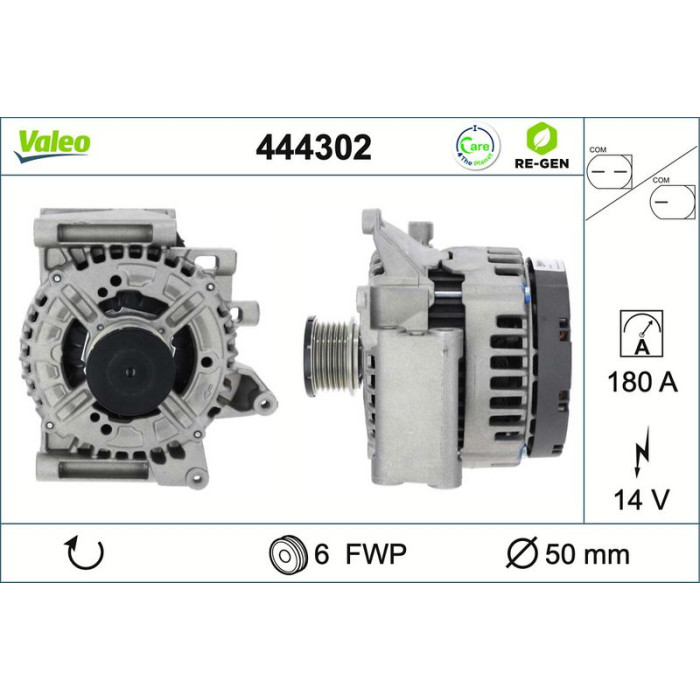 Valeo Lichtmaschine 444302 Valeo Lichtmaschine 444302
