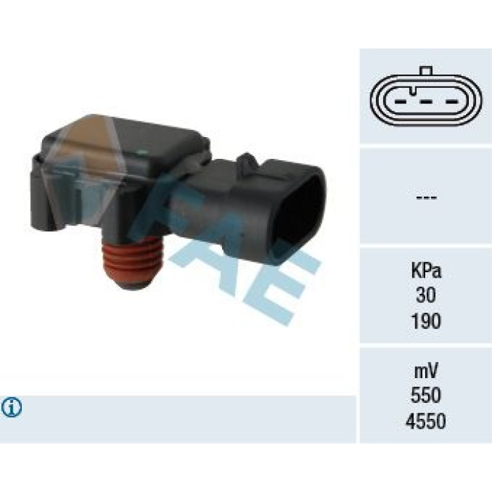 FAE Sensor, Saugrohrdruck 15079 FAE Sensor, Saugrohrdruck 15079