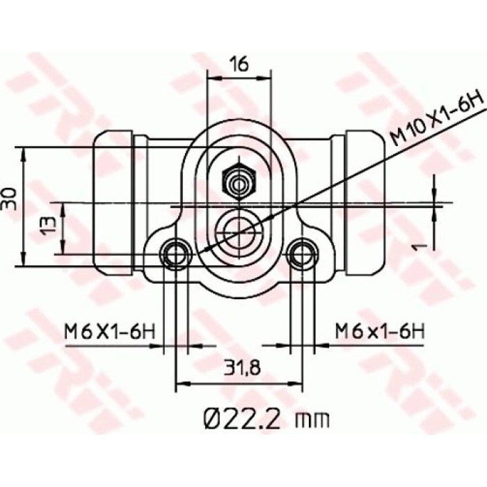TRW Radbremszylinder BWH311 TRW Radbremszylinder BWH311