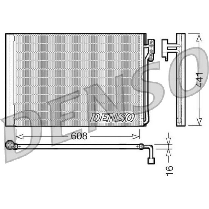 Denso Klimakondensator DCN14001 Denso Klimakondensator DCN14001