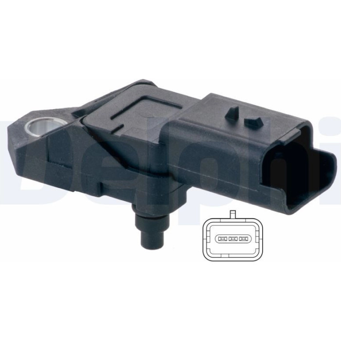 Delphi Saugrohrdrucksensor PS10197 Delphi Saugrohrdrucksensor PS10197
