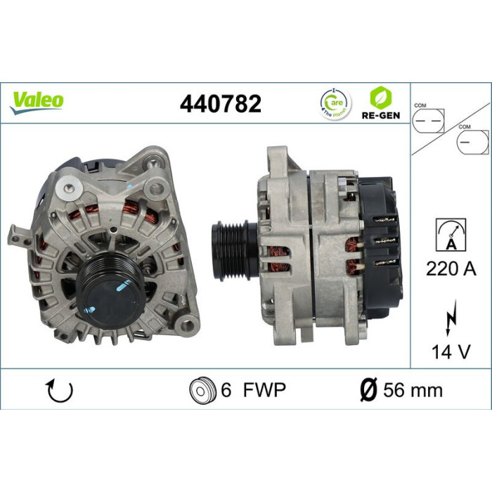Valeo Lichtmaschine 440782 Valeo Lichtmaschine 440782