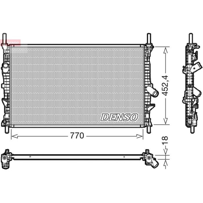 Denso Motorkühler DRM10111 Denso Motorkühler DRM10111
