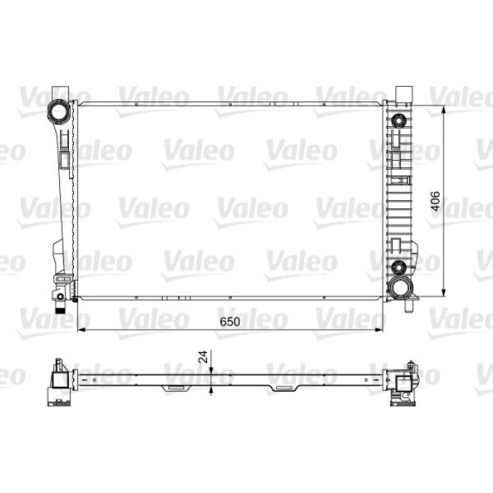 Valeo Motorkühler 732741 Valeo Motorkühler 732741