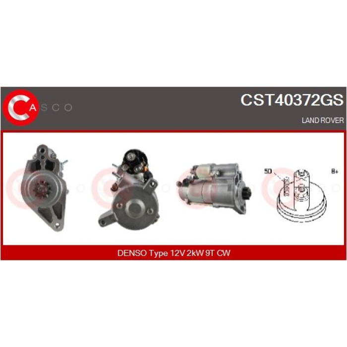 CASCO Anlasser CST40372GS CASCO Anlasser CST40372GS
