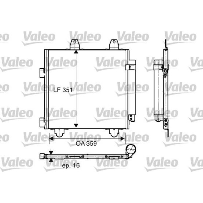 Valeo Klimakondensator 818014