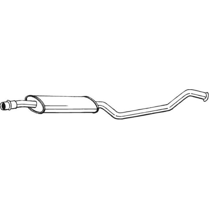 Bosal Schalldämpfer 283-695 Bosal Schalldämpfer 283-695