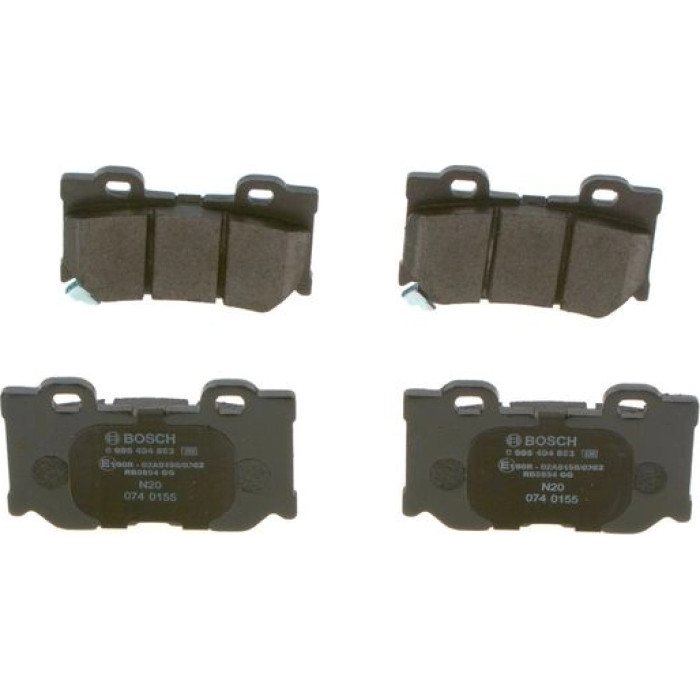 Bosch Bremsbelagsatz Hinterachse 0 986 494 863 Bosch Bremsbelagsatz Hinterachse 0 986 494 863