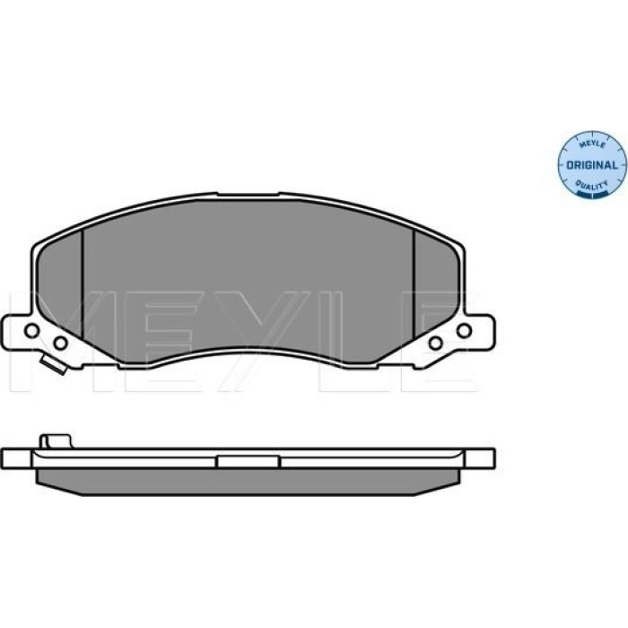 025 244 1817/W MEYLE Bremsbelagsatz Opel Insignia 08- Mit Sensor 025 244 1817/W MEYLE Bremsbelagsatz Opel Insignia 08- Mit Sensor