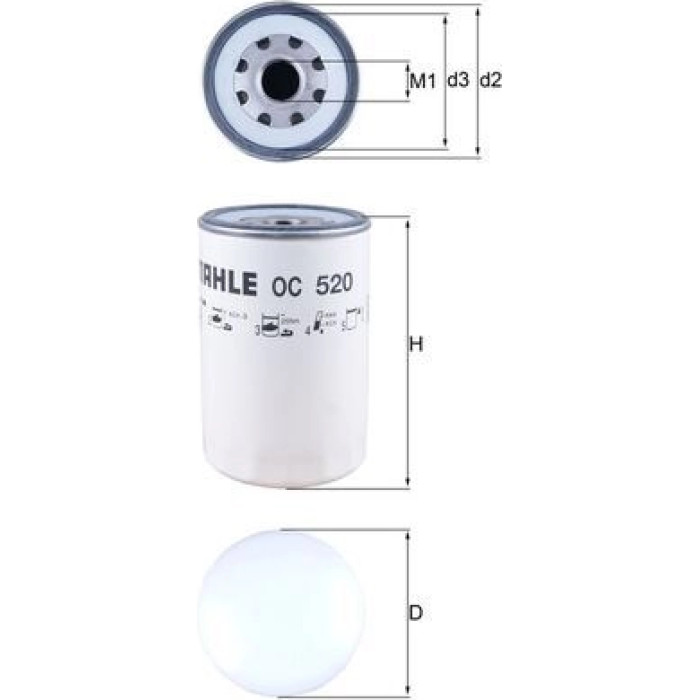 Mahle Original Ölfilter OC 520