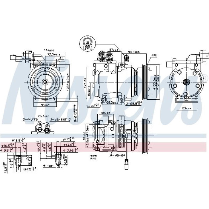 Nissens Klimakompressor PKW 89291