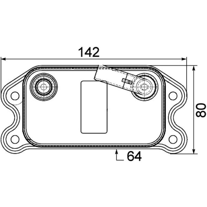 MAHLE Ölkühler, Motoröl CLC 70 000P MAHLE Ölkühler, Motoröl CLC 70 000P