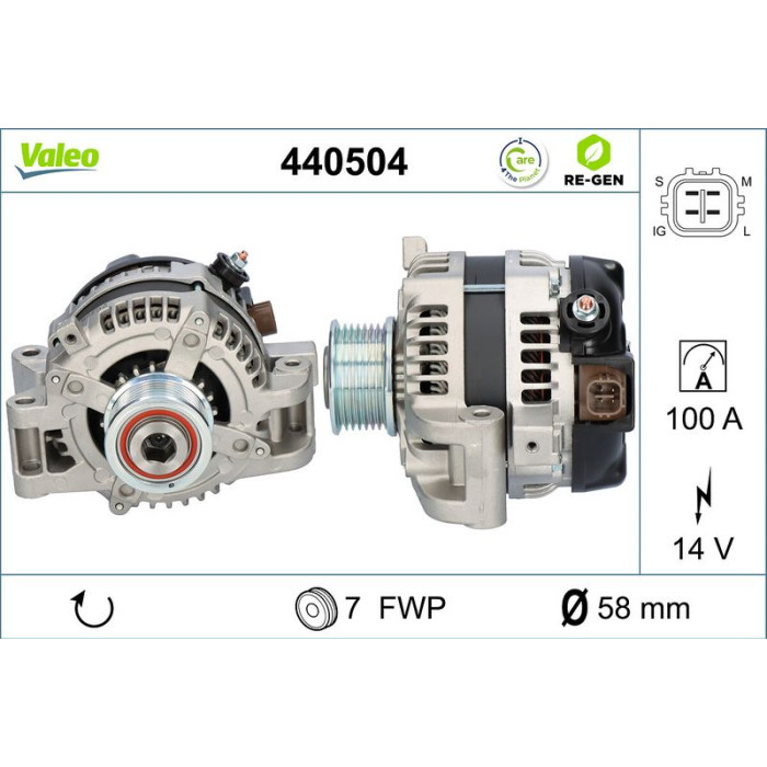 Valeo Lichtmaschine 440504 Valeo Lichtmaschine 440504