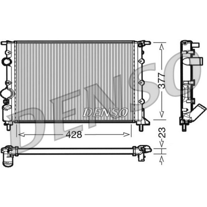 Denso Motorkühler DRM23032 Denso Motorkühler DRM23032