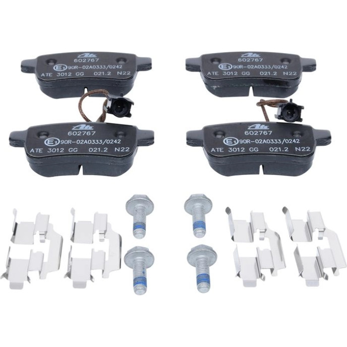 ATE Bremsbelagsatz Alfa Romeo Hinterachse Giulietta 1.4/1.6-2.0 JTDM 10 13.0460-2767.2 ATE Bremsbelagsatz Alfa Romeo Hinterachse Giulietta 1.4/1.6-2.0 JTDM 10 13.0460-2767.2