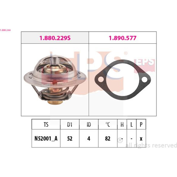 EPS Thermostat 1.880.244 EPS Thermostat 1.880.244