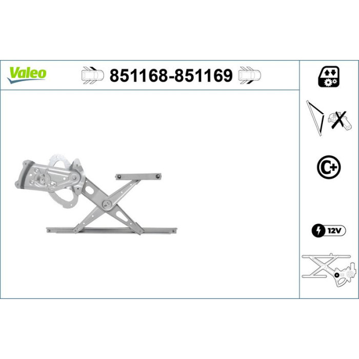 VALEO 851168 Fensterheber VALEO 851168 Fensterheber