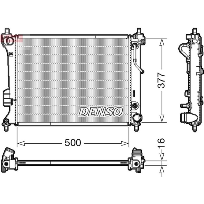 Denso Motorkühler DRM41013 Denso Motorkühler DRM41013