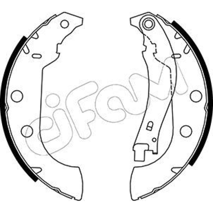 CIFAM Bremsbackensatz 153-327 CIFAM Bremsbackensatz 153-327