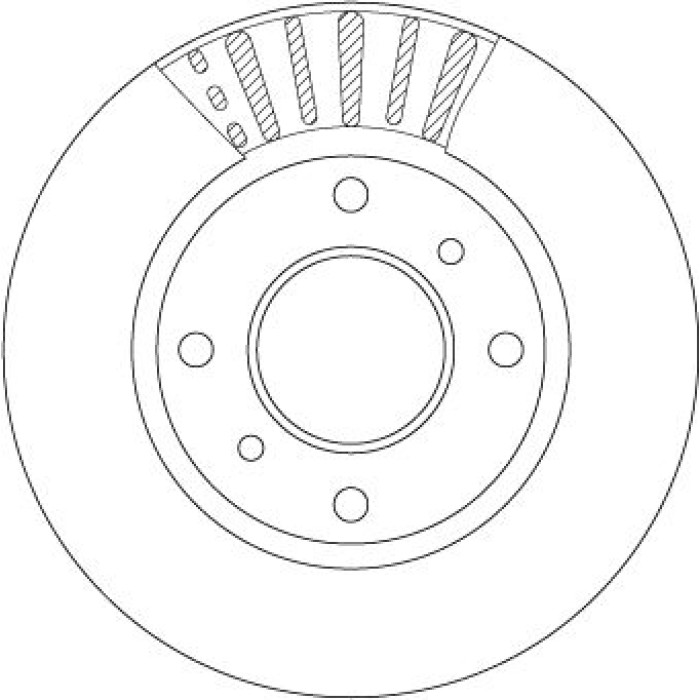 TRW Bremsscheibe DF7452 TRW Bremsscheibe DF7452