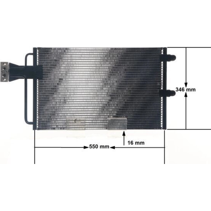 MAHLE Kondensator, Klimaanlage AC 151 000S MAHLE Kondensator, Klimaanlage AC 151 000S
