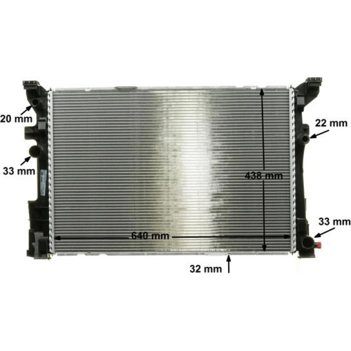 MAHLE Kühler, Motorkühlung CR 2171 000P MAHLE Kühler, Motorkühlung CR 2171 000P