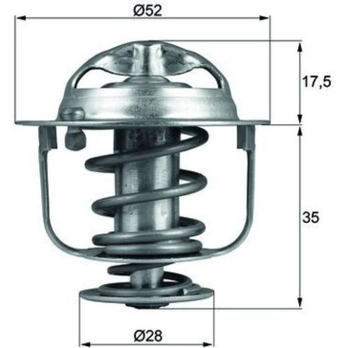 TX 119 82D MAHLE Kühlmittelthermostat TX 119 82D, 82 °C – u. a. für Honda Accord V (CC, CD), Civic VI Coupé (EJ, EM1), VI Stufenheck (EJ, EK, SO) – OE Nummer 19300-PT0-004 - l TX 119 82D MAHLE Kühlmittelthermostat TX 119 82D, 82 °C – u. a. für Honda Accord V (CC, CD), Civic VI Coupé (EJ, EM1), VI Stufenheck (EJ, EK, SO) – OE Nummer 19300-PT0-004 - l