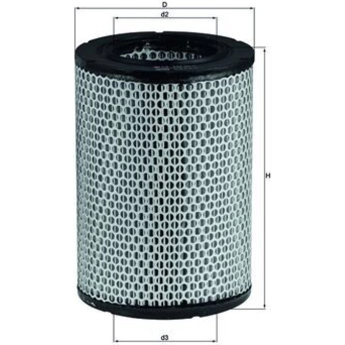 MAHLE Luftfilter LX 228 MAHLE Luftfilter LX 228