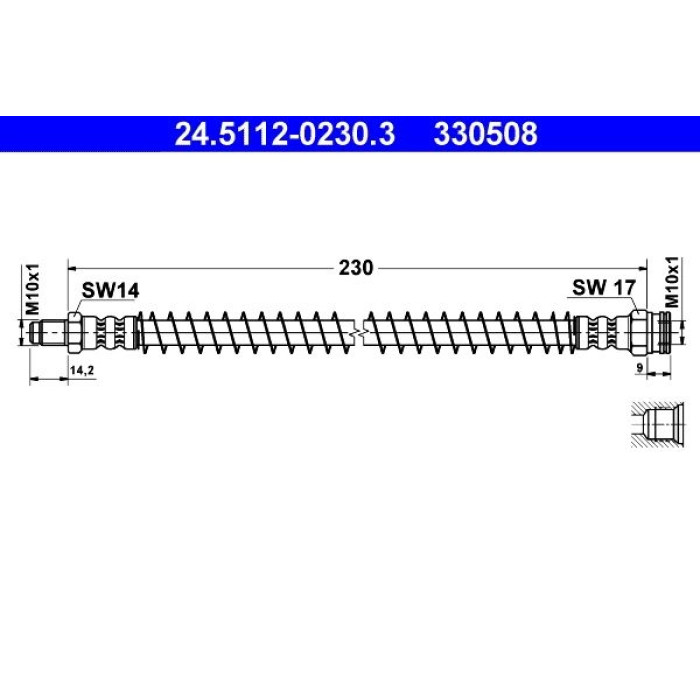ATE Bremsschlauch 24.5112-0230.3