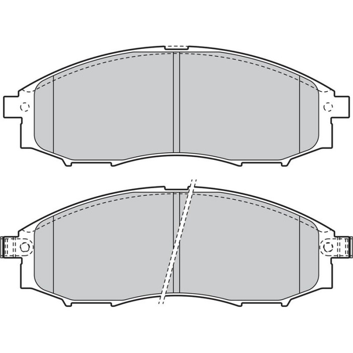 Valeo Bremsbelagsatz 598889 Valeo Bremsbelagsatz 598889
