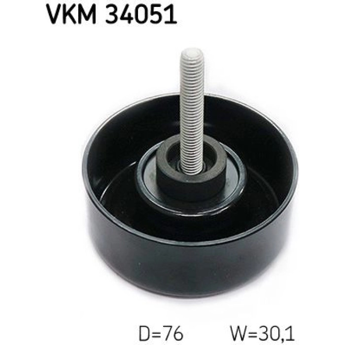 SKF Keilrippenriemen-Umlenkrolle VKM 34051 SKF Keilrippenriemen-Umlenkrolle VKM 34051