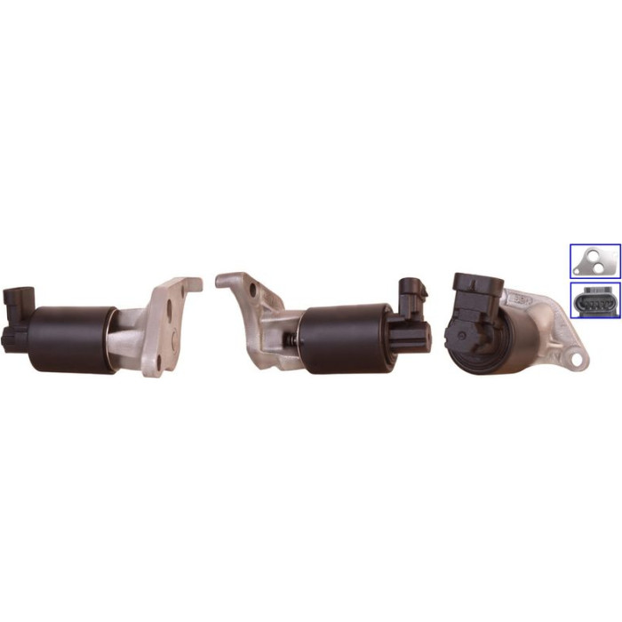 DRI AGR-Ventil 717720010 elektrisch mit Dichtungen DRI AGR-Ventil 717720010 elektrisch mit Dichtungen