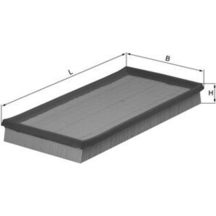 MAHLE Luftfilter LX 503 MAHLE Luftfilter LX 503