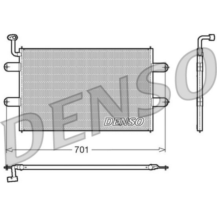 Denso Klimakondensator DCN27003 Denso Klimakondensator DCN27003