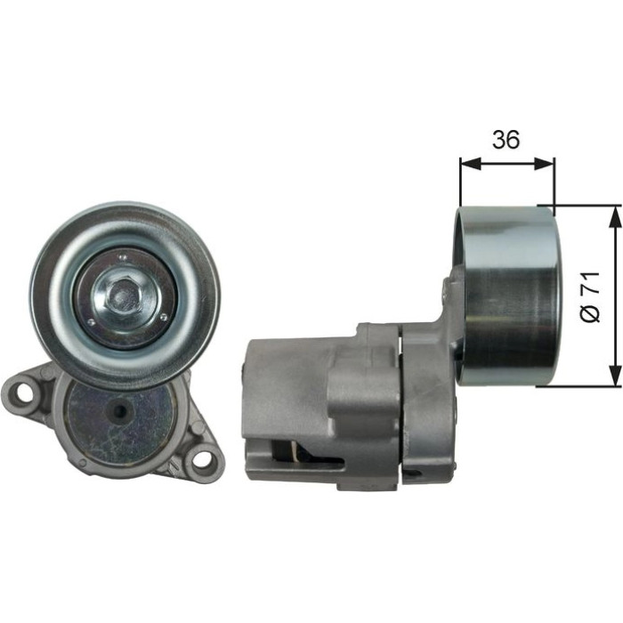 Gates Spannrolle T39249