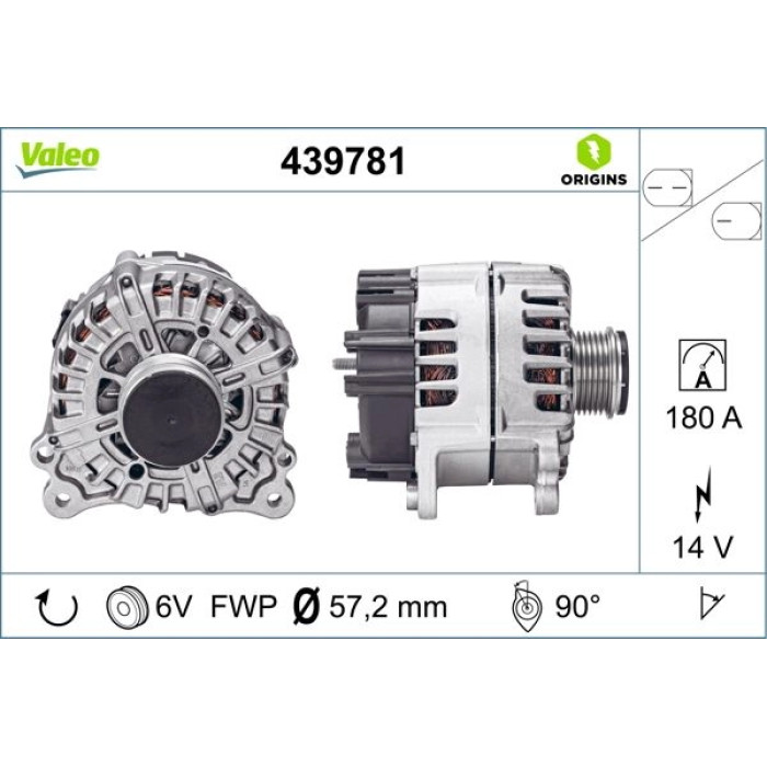 Valeo Lichtmaschine 439781 Valeo Lichtmaschine 439781
