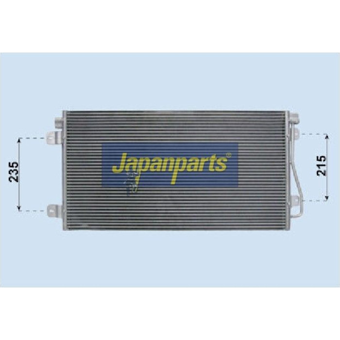 Japanparts Klimaanlagenkühler CND093045 Japanparts Klimaanlagenkühler CND093045