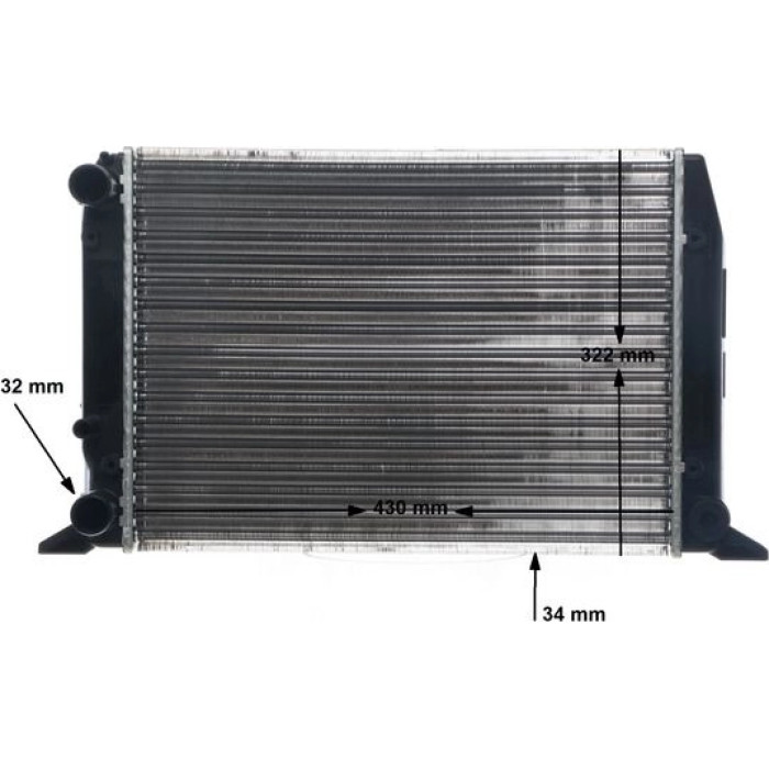 MAHLE Kühler, Motorkühlung CR 412 000S MAHLE Kühler, Motorkühlung CR 412 000S