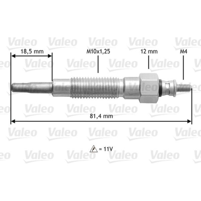 Valeo Glühkerze 345126 Valeo Glühkerze 345126