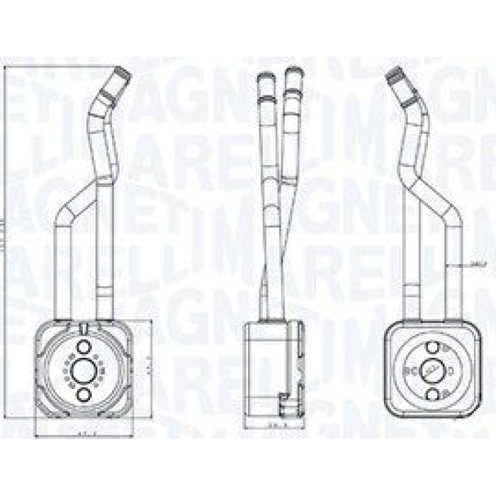 Magneti Marelli Ölkühler RO0038 - Motoröl Magneti Marelli Ölkühler RO0038 - Motoröl