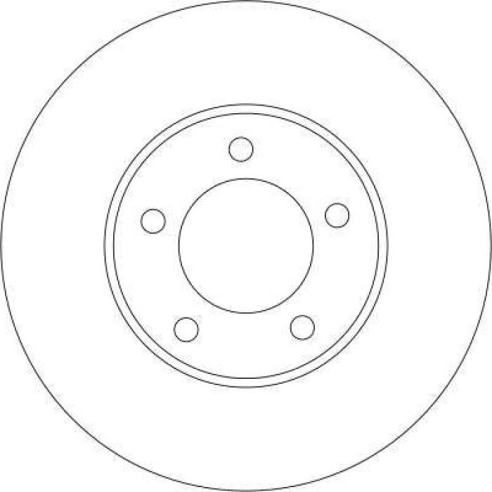 TRW Bremsscheibe Mazda S. 3 DF4384 TRW Bremsscheibe Mazda S. 3 DF4384
