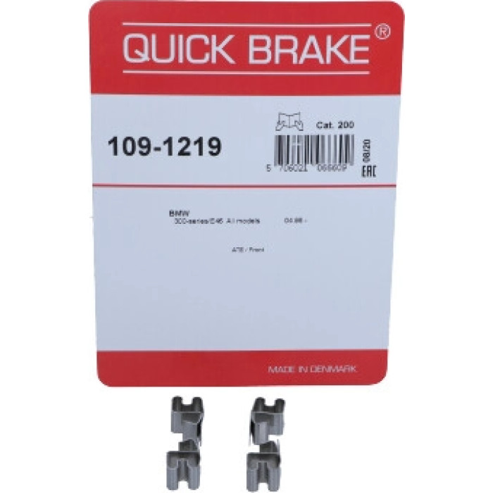 Quick Brake Zubehörsatz für Scheibenbremsbeläge 109-1219 Quick Brake Zubehörsatz für Scheibenbremsbeläge 109-1219