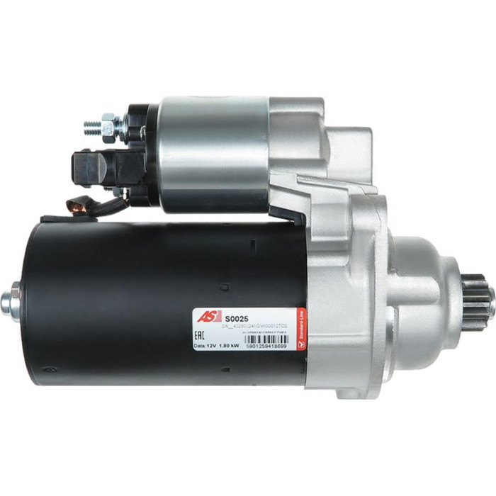 S0025 AS-PL Anlasser (Starter) 12 V 1,8 kW 10 Zähne S0025
