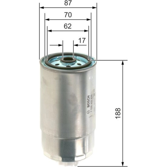 F 026 402 826 Bosch Kraftstofffilterbox F 026 402 826 F 026 402 826 Bosch Kraftstofffilterbox F 026 402 826
