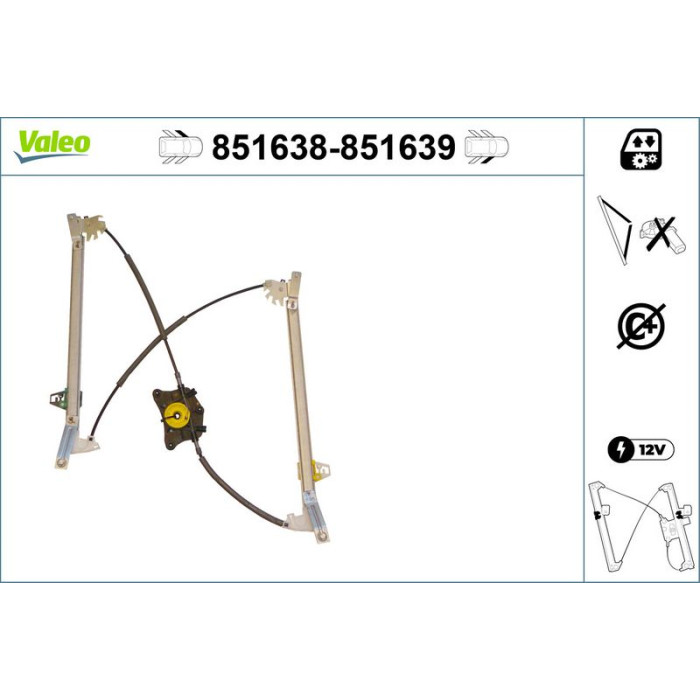 Valeo Fensterheber 851638 Valeo Fensterheber 851638