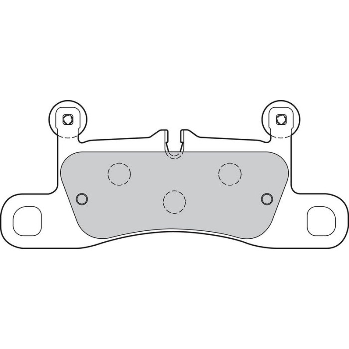 Valeo Bremsbelagsatz 601387 Valeo Bremsbelagsatz 601387