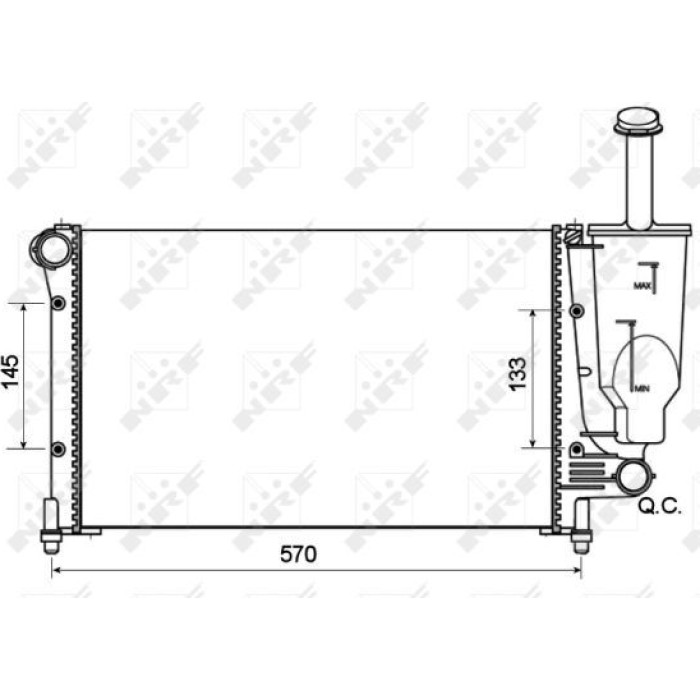 NRF Kühler 53128A NRF Kühler 53128A