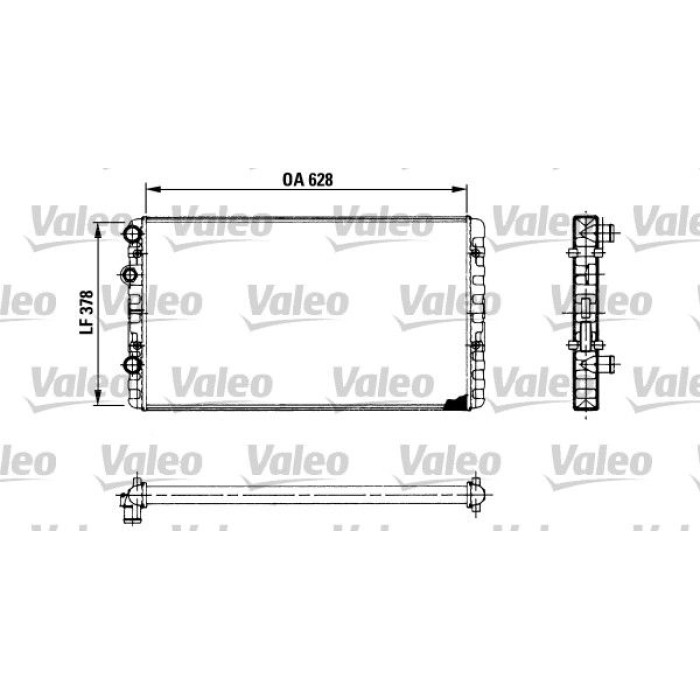 Valeo Motorkühler 730955 Valeo Motorkühler 730955
