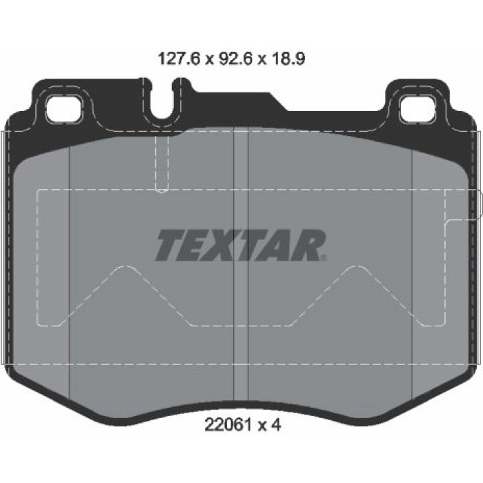 Textar Bremsbelagsatz 2206101