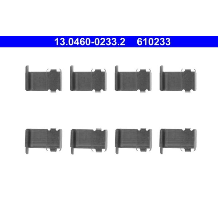 ATE Zubehörsatz Bremsbeläge 13.0460-0233.2 ATE Zubehörsatz Bremsbeläge 13.0460-0233.2